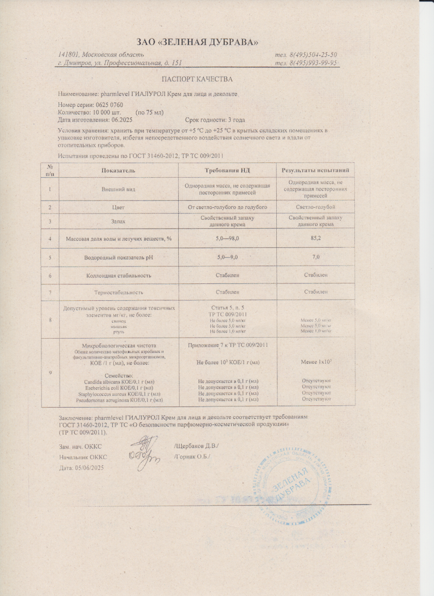 Паспорт №062025
